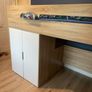Bunk bed with desk and double cupboard Image 7
