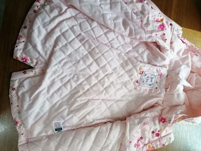 Girl's padded raincoat 9-12 months