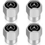 Black Mercedes-Benz Valve stem Cover Suitable for Mercedes-Benz CESM CLK GLK GL AB AMG GLS GLE AMG Series tire Valve stem Caps Accessory Image 2