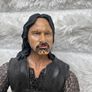 Lord of the Rings Helm's Deep Aragorn Action Figure Damaged NO Finger approx. 16 cm. Used Please see photos Image 3