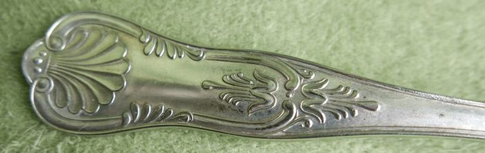 Vintage big Spoon, Hallmarked ARG.800.X   length-13"