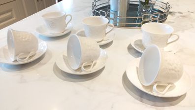 Wedgewood Strawberry and vine Cups and Saucers