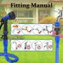 FREE EXPRESS SHIPPING 100FT Expandable Garden Hose Pipe,Expanding Hose Pipe with 8 Function Spray Gun,3 Times Magic Hose Pipe Image 7