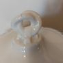 Fabulous Antique Blue and White Lidded Muffin Dish by Royal Worcester in a Beautiful Acanthus Leaf Pattern, Dated 1901, See Condition Report Image 5