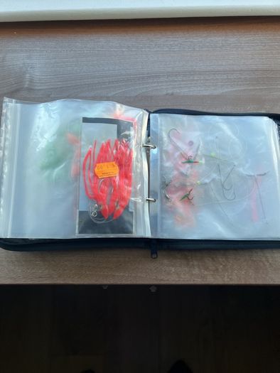 Loaded Abu Garcia Lure Wallet / Tackle Bag (With Lures, Jigs & Feathers)