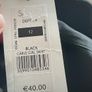 skirt black savida skirt 50% wool size 12 Image 8