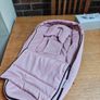 Bugaboo Cocoon Footmoof Bassinet Insert Pink Like New Newborn Image 2