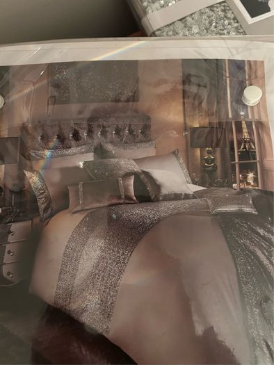 Kylie Minogue Mezzano Praline Huge King Size Bedding Set Duvet Cover Pillowcases