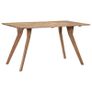 Dining Table 140x80x76 cm Solid Acacia Wood Image 3