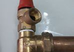 Pressure release valve with 1 inch elbow