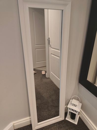 Long White Mirror