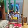 Pair Brass Candlestands Image 9