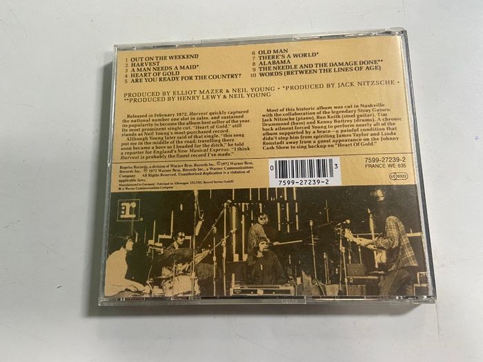 Neil Young Harvest CD
