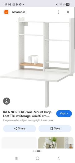 ikea folding desk