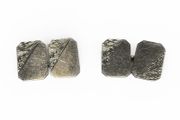 Silver cufflinks