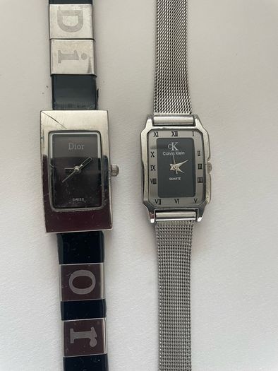 Calvin Klein and Dior (Swiss) women's ladies quartz watches