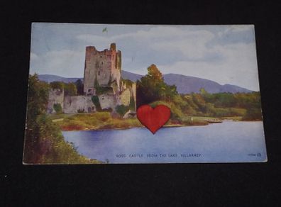 Ireland Postcard : Ross Castle , From The Lake , Killarney , Co. Kerry - 1938