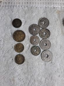 old belgian and french coins