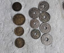 old belgian and french coins