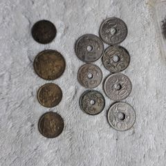 old belgian and french coins