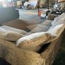 Silver crashed select corner sofa Image 2