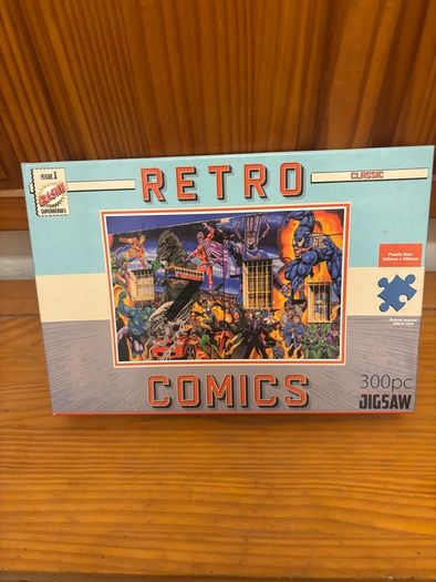 Retro comic puzzle