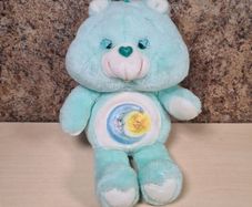Vintage Kenner Bedtime Care Bear Teddy Soft Toy Plush 1983