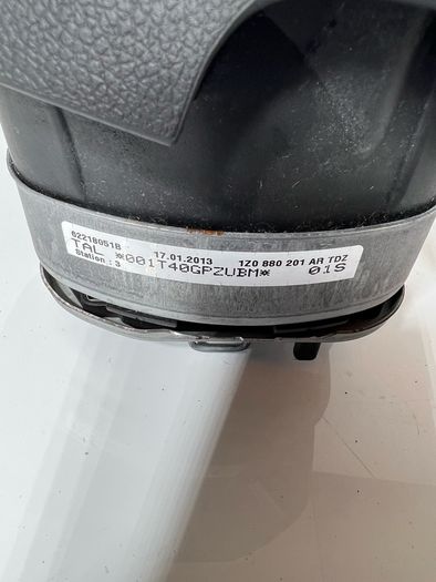 2012 Skoda Octavia (06-13) 4/5dr Steering Wheel Air SRS Bag 1Z0880201AR  A1l1b65s