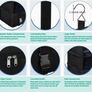 Portable Hanging Travel Rack Expandable Packing Cube Organizer with Hanging Hooks Image 5