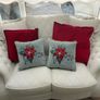 7 Decorative Christmas Cushions - Set of 7 Image 3