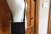 Jobis Black Leather Cross Body Bag