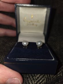 925 Sterling Silver Freshwater Pearl Earrings