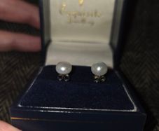 925 Sterling Silver Freshwater Pearl Earrings