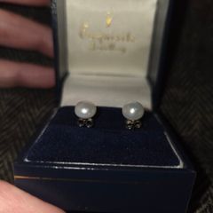 925 Sterling Silver Freshwater Pearl Earrings