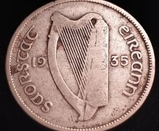 #480 - Ireland - 1935 - Florin - Silver - KM.7