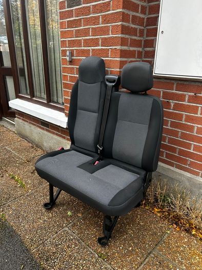 Double passenger van seat