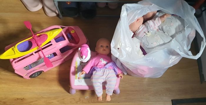 bag of girls toys