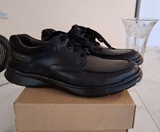 42.5 (8.5) NEW Clarks Leather School Shoes Wide (G)