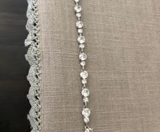 Silver diamond bracelet