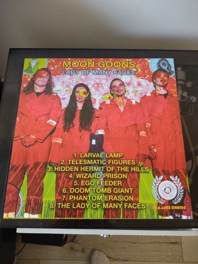 MOON GOONS Lady Of Many Faces RARE Splatter Vinyl LP Limited 150 Psychedelic Rock Collector Free viewing