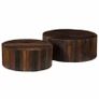 Coffee Table Set 2 Pieces Solid Reclaimed Wood Image 5
