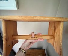Small sturdy wooden step stool