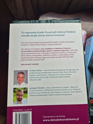 Pierre Dukan Przepisy dla Polakow/ Nie potrafie schudnac/ Diet Book in Polish
