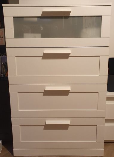 IKEA BRIMNES Chest of 4 Drawers White