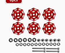 Red Drawer Handles (new).