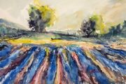 blue tillage watercolour