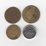 Goldsmith Harrogate George III Gaming Token, and 3 other tokens (No: 394) Image 2