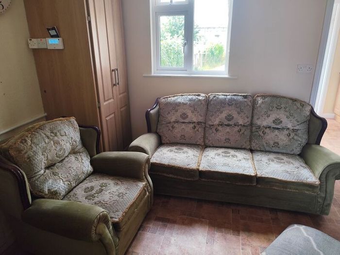 sofa + armchair