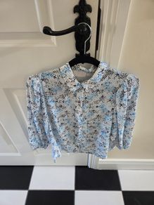 Savida Floral Print Blouse Size Small