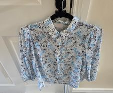 Savida Floral Print Blouse Size Small